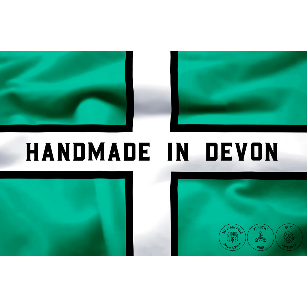 Handmade in Devon flag.